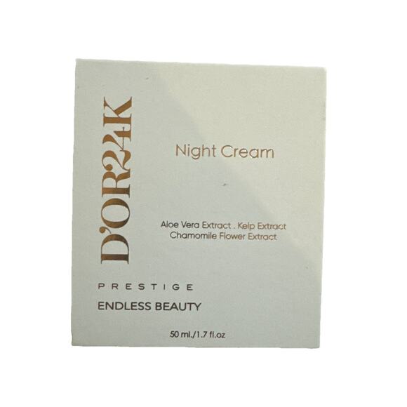 D’OR 24K Prestige Endless Beauty Recovery Night Cream 1.7 oz Gold Infused - Picture 1 of 3